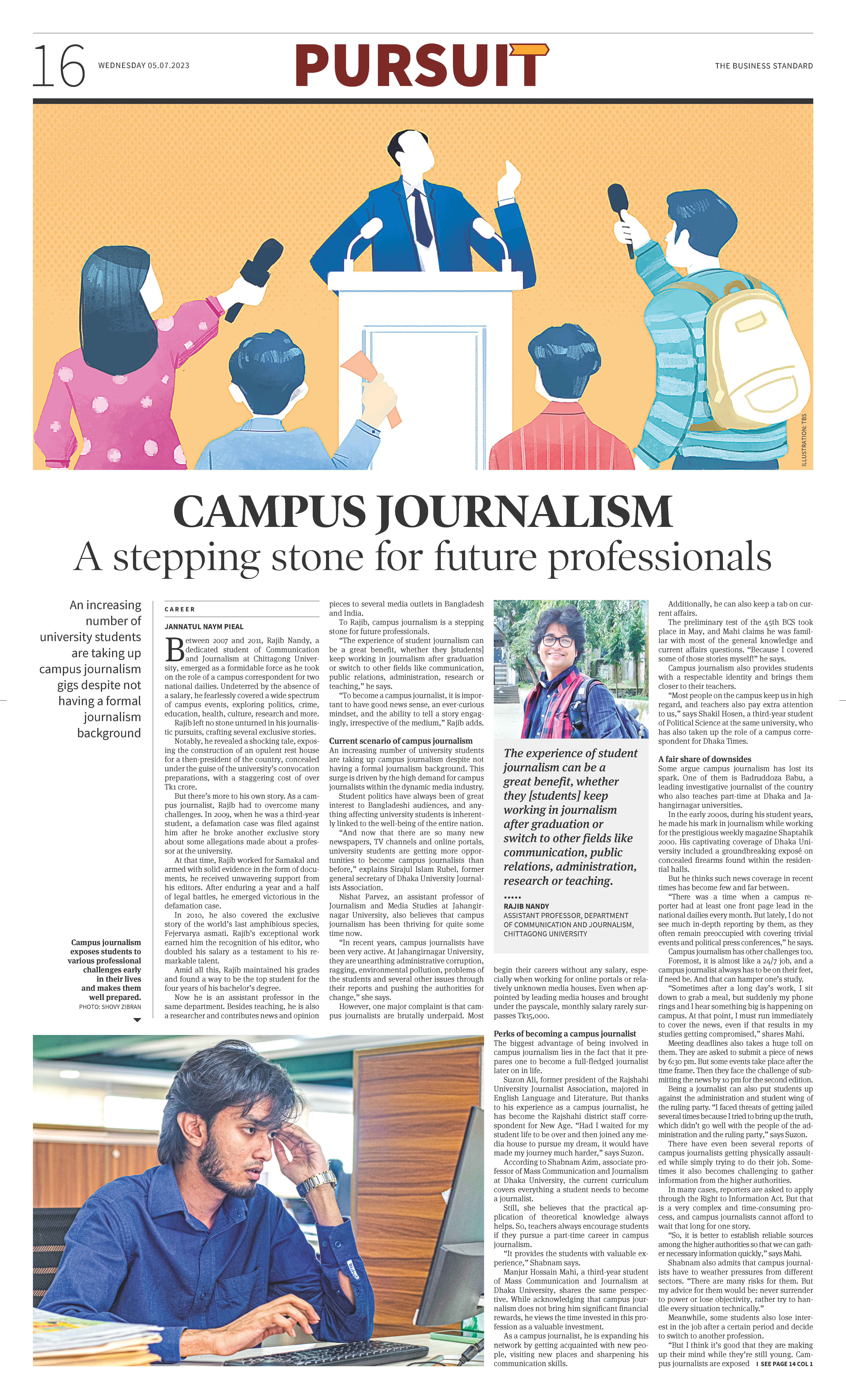 Campus Journalism: A Stepping Stone for Future Professionals
